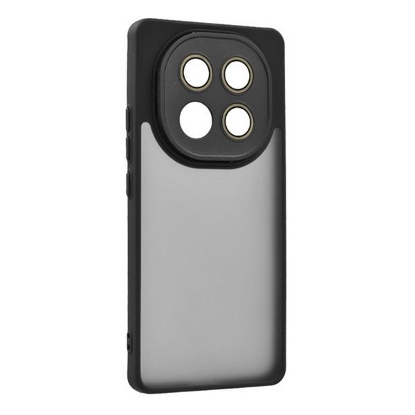 Gigapack Szilikon telefonvédő (ütésállóság, akril hátlap, kameravédő) FEKETE (GP-180571)