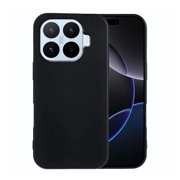 Gigapack Szilikon telefonvédő (matt) FEKETE (GP-189515)