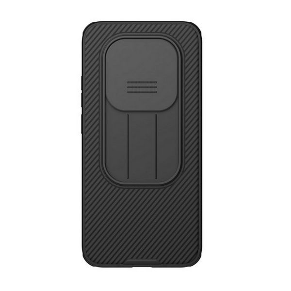 NILLKIN CAMSHIELD PRO szilikon telefonvédő (ütésállóság, kameravédő, csíkos) FEKETE (GP-180880)