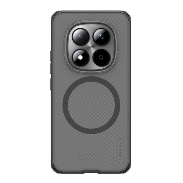 NILLKIN SUPER FROSTED PRO MAGNETIC műanyag telefonvédő (mágneses, ütésállóság, gumírozott) ÁTLÁTSZÓ/FEKETE (GP-180981)