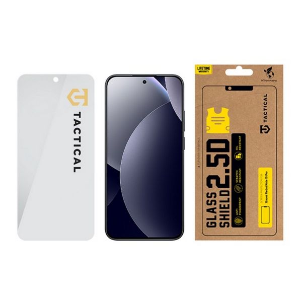 TACTICAL GLASS SHIELD 2.5D képernyővédő üveg (2.5D, 0.33mm, 9H) ÁTLÁTSZÓ (57983129106)