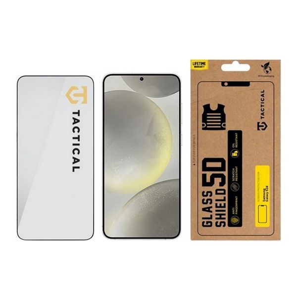 TACTICAL GLASS SHIELD 5D képernyővédő üveg (5D, 0.33mm, 9H) FEKETE (57983118584)