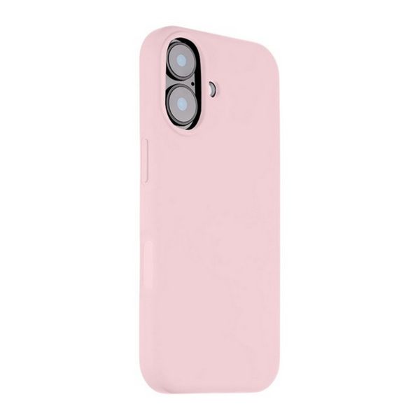 TACTICAL MAGFORCE VELVET SMOOTHIE szilikon telefonvédő (ütésállóság, mikrofiber plüss belső, matt, MagSafe) RÓZSASZÍN (57983126649)