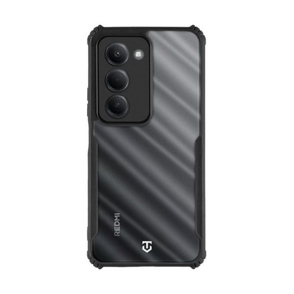 TACTICAL QUANTUM STEALTH szilikon telefonvédő (ütésállóság, légpárnás sarok, átlátszó hátlap, kameravédő) FEKETE (57983128909)