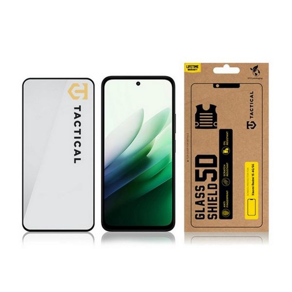 TACTICAL GLASS SHIELD 5D képernyővédő üveg (5D, 0.33mm, 9H) FEKETE (57983128060)