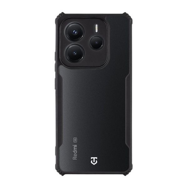 TACTICAL QUANTUM STEALTH szilikon telefonvédő (ütésállóság, légpárnás sarok, átlátszó hátlap, kameravédő) FEKETE (57983124212)