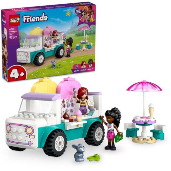 LEGO Friends Heartlake City fagylaltos kocsi, történetmesélős építőkészlet (42644)