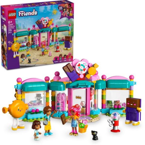 LEGO Friends Heartlake City édességbolt, történetmesélős játék izgalmas szituációkkal (42649)