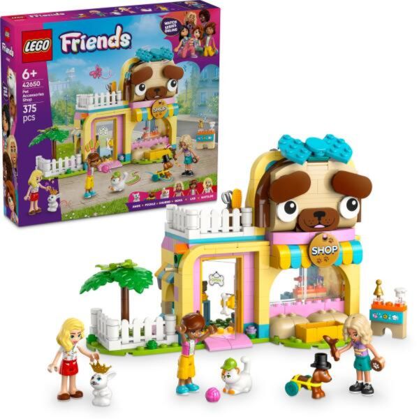 LEGO Friends Kisállatfelszerelések boltja, játék építőkészlet (42650)