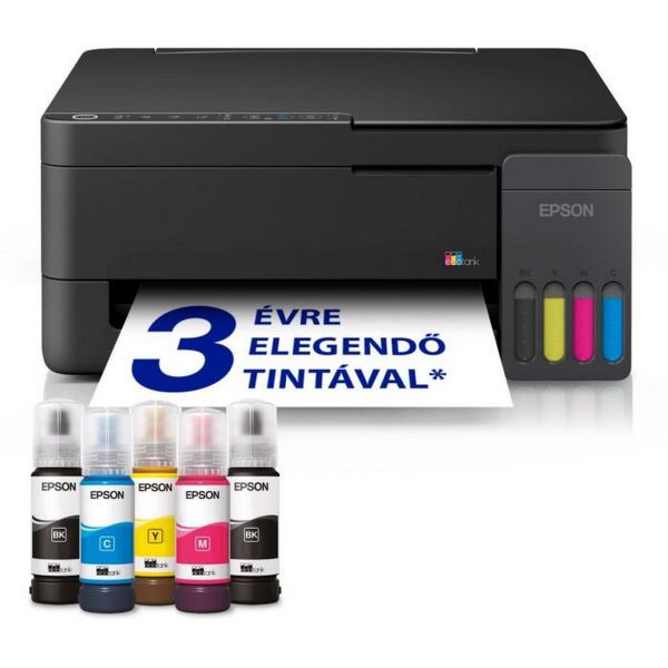 EPSON EcoTank L3350 MFP színes Tintasugaras nyomtató (C11CL62409)