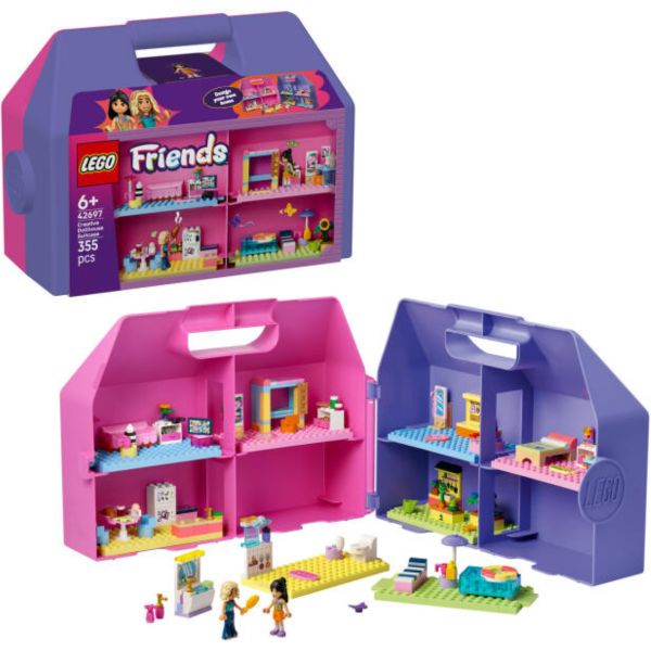 LEGO Friends Kreatív, bőröndalakú babaház (42697)