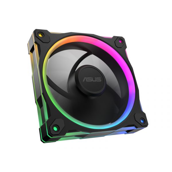 ASUS Prime MR120 ARGB Reverse Rendszerhűtő Ventilátor, 12cm (MR120-1R/BK) fekete