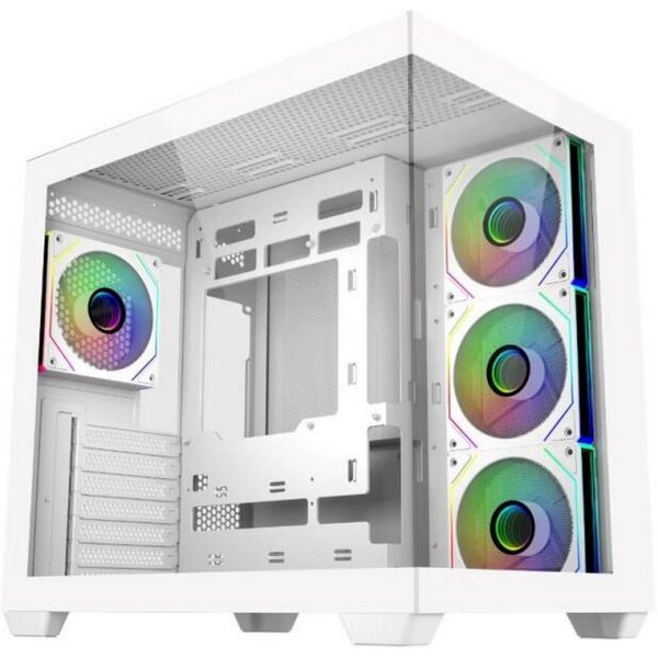 COOLER MASTER Ház ATX Elite 681 White, Tápegység nélkül, fehér (E681-WHNN-S00)