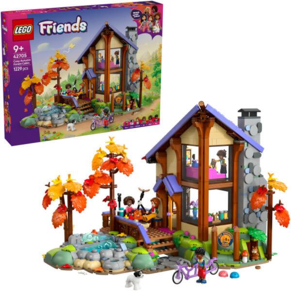 LEGO Friends Otthonos kabin az őszi erdőben (42705)