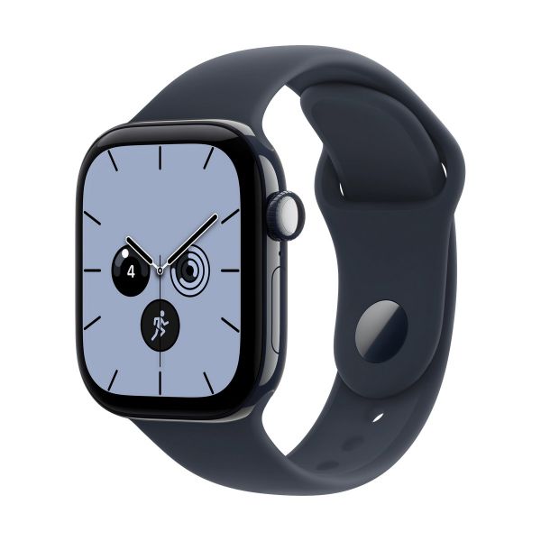 Apple Watch Series 12 GPS + Cellular 42mm Night Blue Ceramic Case with Navy Blue Sport Band - S/M (MJGY4MP/A)