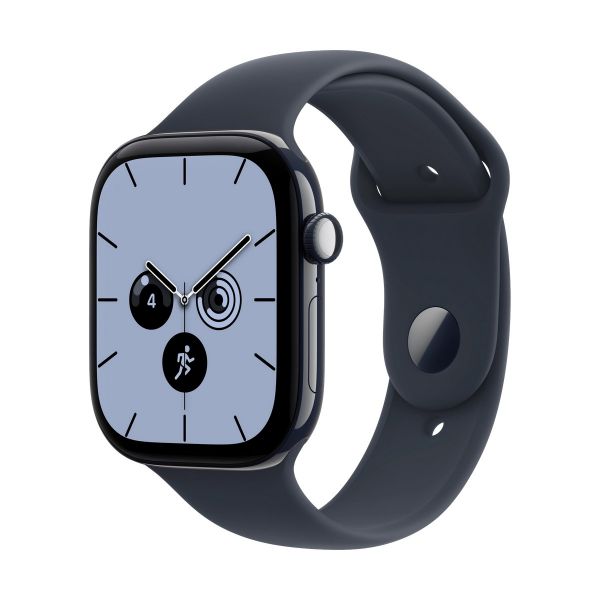 Apple Watch Series 12 GPS + Cellular 46mm Night Blue Ceramic Case with Navy Blue Sport Band - S/M (MJH34MP/A)