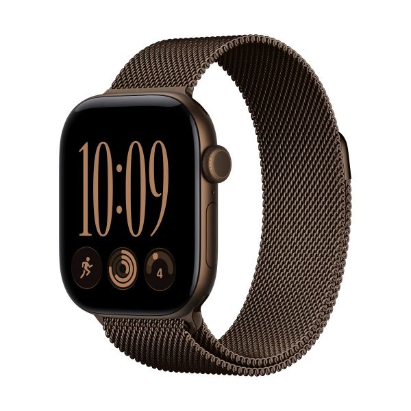 Apple Watch Series 12 GPS 42mm Dark Bronze Aluminium Case with Dark Bronze Milanese Loop (MKDC4MP/A)