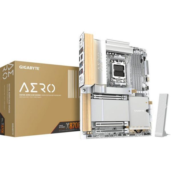 GIGABYTE X870E AERO X3D WOOD AM5 ATX Alaplap