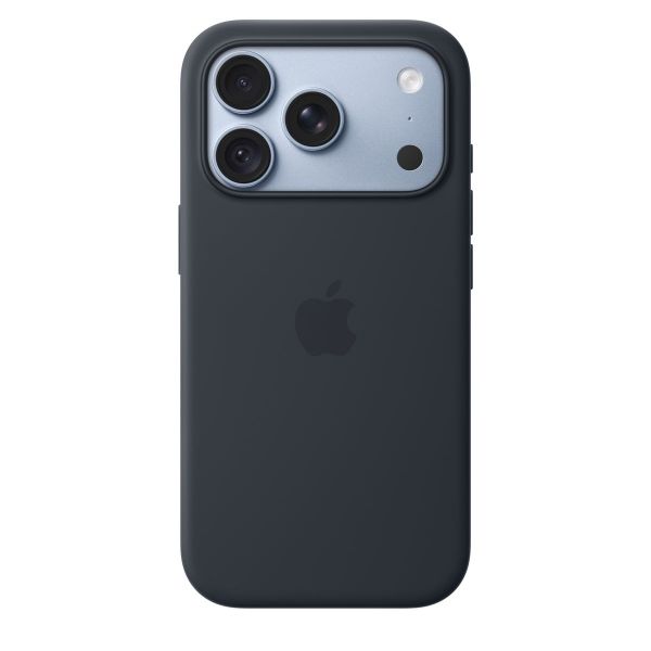 Apple iPhone 18 Pro Silicone Case with MagSafe - Navy Blue (MK8X4ZM/A)