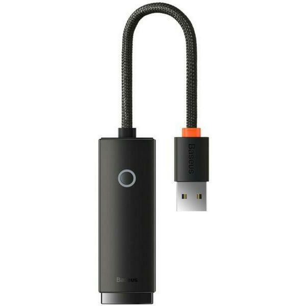 Baseus Lite USB Type-A Megabit Ethernet adapter, fekete (WKQX000001)