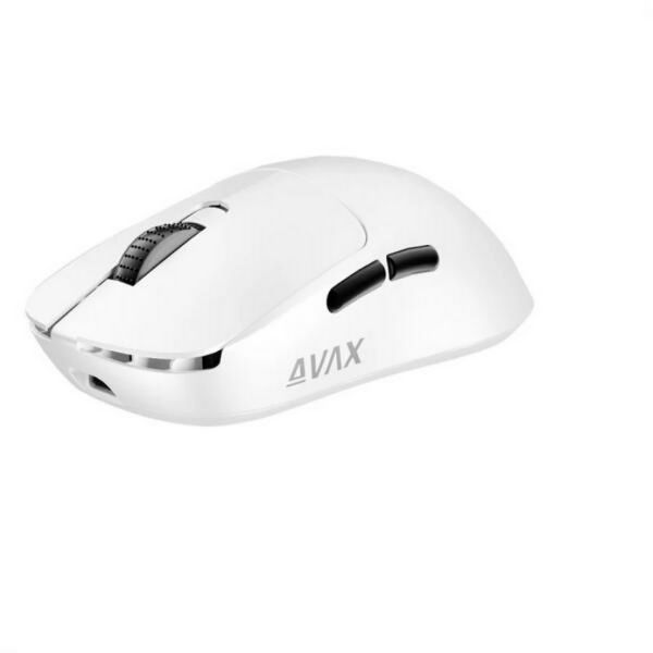 AVAX LW03 PRO Tri-mode gamer egér, Fehér (AVAX LW03W PRO)
