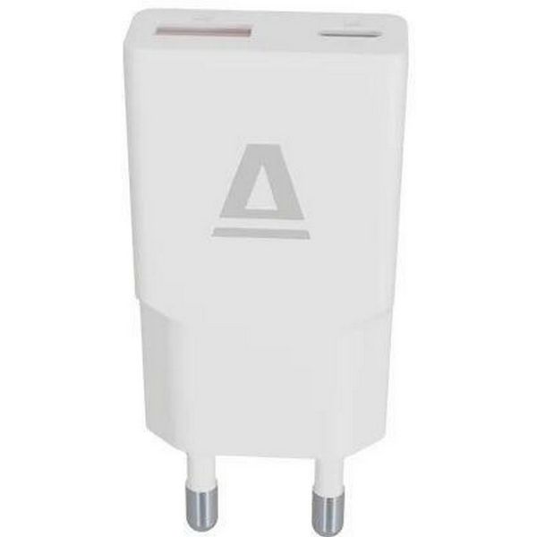 AVAX CH641W NANO SLIM 30W töltő adapter USB-C (PD3.0)+USB-A (QC3.0), fehér