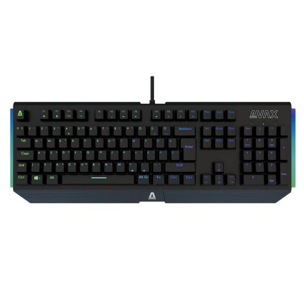 AVAX FS01 Full size mechanikus vezetékes alumínium billentyűzet Outemu piros switch, magyar kiosztás (AVAX FS01R)