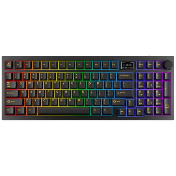 AVAX GM03 PRO 98% Gasket RGB tri-mode mechanikus billentyűzet AVAX EF Silent switch, magyar kiosztás (AVAX GM03EF PRO)