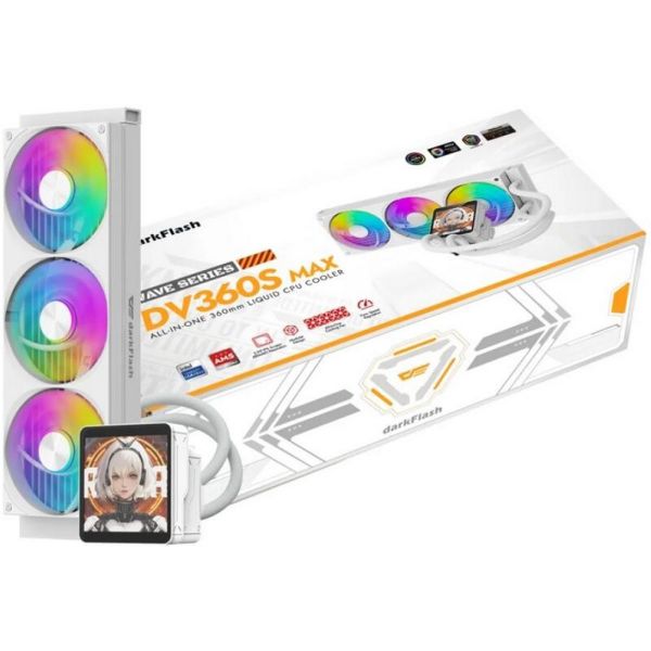 DarkFlash DV360S MAX CPU-hűtő (fehér) (DV360S MAX WHITE)