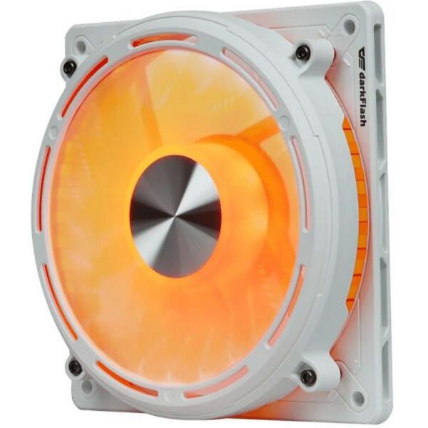 Darkflash DE8 hűtőventilátor (fehér) (DE8 SINGLE FAN WHITE)
