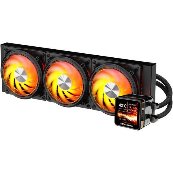 DarkFlash Explore DE360 CPU vízhűtés (fekete) (DE360 BLACK)