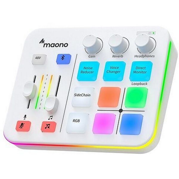 Maono G1 Neo hangkártya (fehér) (G1 NEO WHITE)