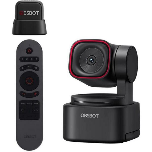 OBSBOT Tiny 3 Lite webkamera távirányítóval és mikrofonnal (OWB-2410-CE (M))