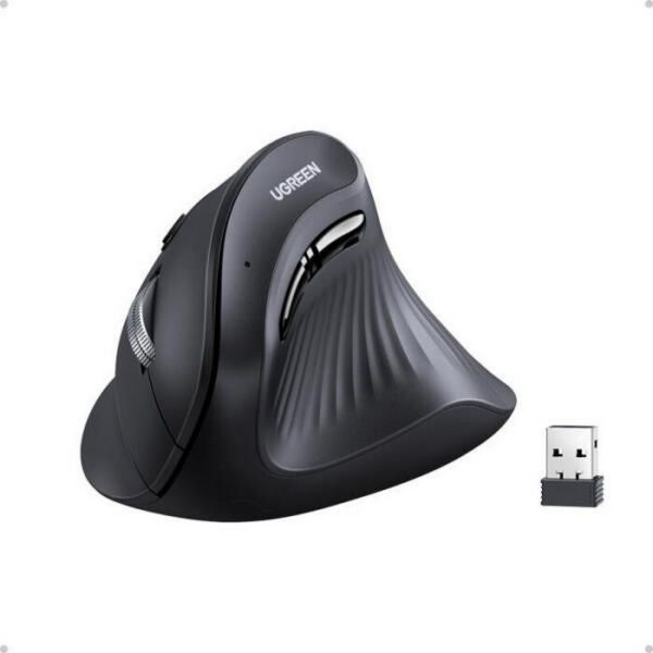 UGREEN MU008Mini BT 2,4 GHz-es függőleges egér (85765) fekete