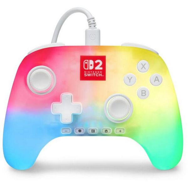 PowerA Advantage vezetékes kontroller Nintendo Switch 2 Lumectra - Fehér (NSGP0524-01)