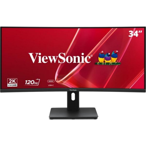 ViewSonic 34 VA3420C-2 UWQHD 120Hz VA ívelt monitor (VS20781) fekete