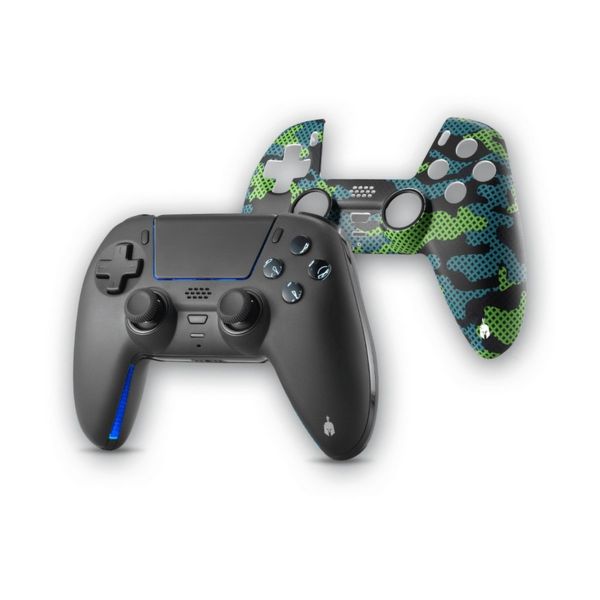 Spartan Gear - Sarissa vezeték nélküli kontroller - Fekete + Camo előlap (PS5) (SGCPCPS501B)