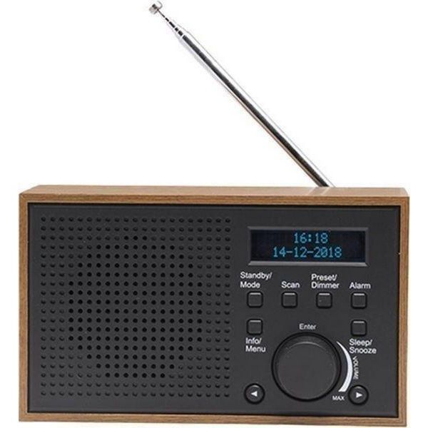 Denver DAB-46DGR - DAB+ rádió beépített FM rádióval - Sötétszürke (DAB-46 DARK GREY)