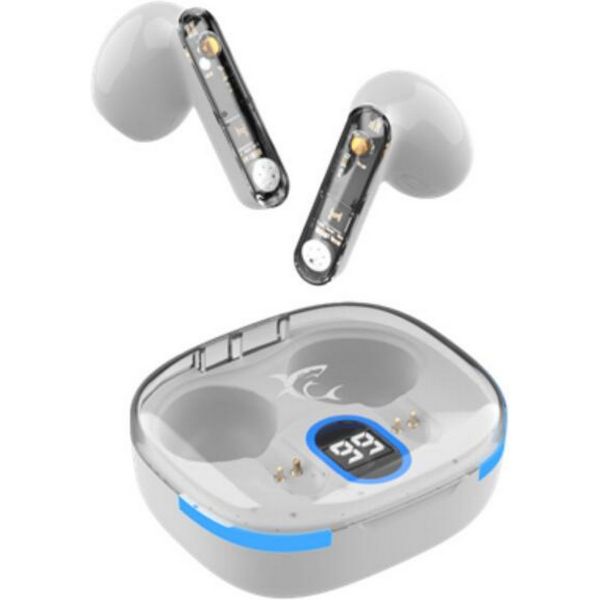 White Shark GEB-TWS37B HYPERBEAT-B bluetooth fülhallgató mikrofonnal - fekete