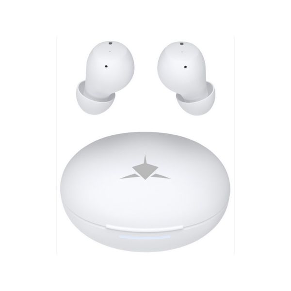 White Shark GEB-TWS02W VORTEX-W fehér bluetooth fülhallgató