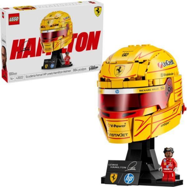 LEGO Editions Scuderia Ferrari HP Lewis Hamilton sisakja (43022)