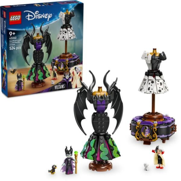 LEGO | Disney gonosztevők Demóna és Szörnyella De Frász ruhái (43262)