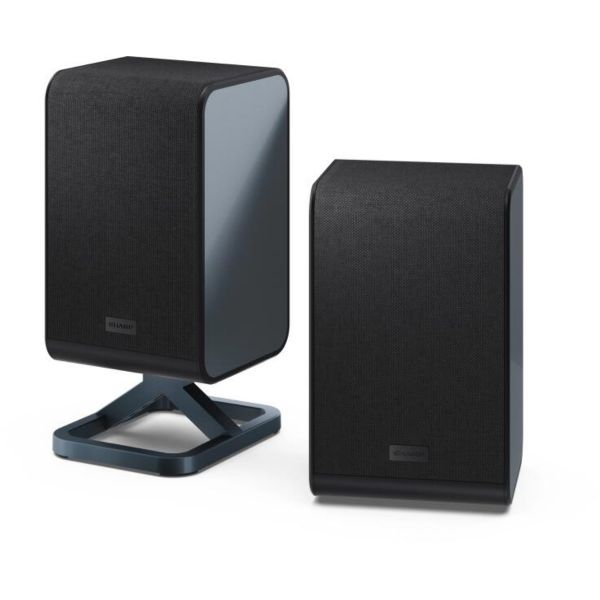 SHARP Q HT-SPR52021(BK) 2.0.2 Vezeték nélküli hátsó hangsugárzópár, fekete (4550556112277)