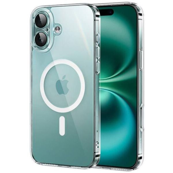 UGREEN CLASSY CLEAR CA110 szilikon telefonvédő (ütésállóság, MagSafe) ÁTLÁTSZÓ - Iphone 16 Plus (45926)