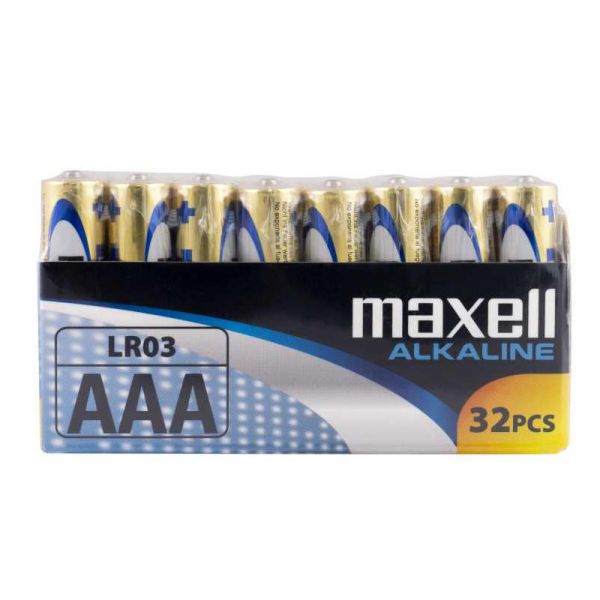 MAXELL LR03 AAA Alkálielem, 32db-os csomag (790260.04.CN)