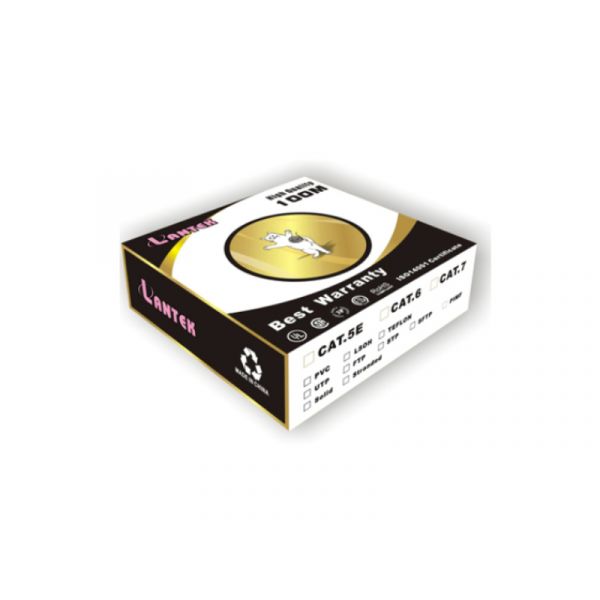 WIRETEK 32AWG CAT.5E 100m Patch kábel, dobozos (CAT5E/100) Szürke