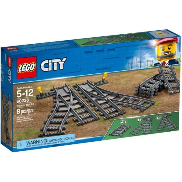 LEGO City Vasúti váltó 60238 Vonat játék (60238)