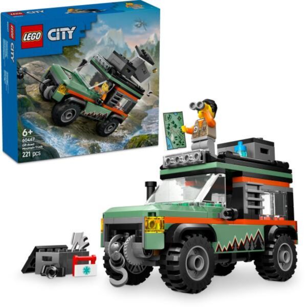 LEGO City 4x4-es off-road terepjáró, kalandjáték (60447)