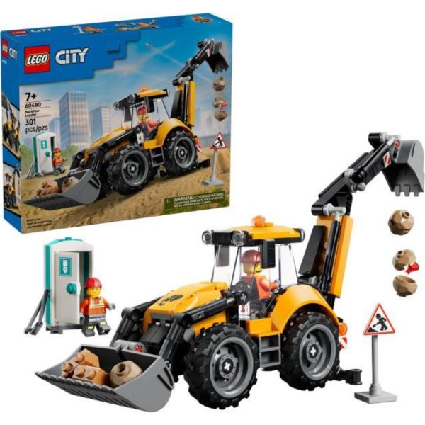 LEGO City Great Vehicles Sárga árokásó-rakodó (60480)