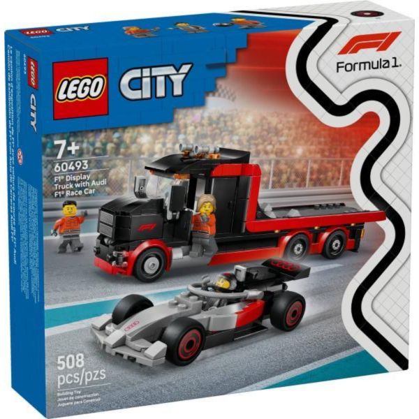 LEGO City F1-es kamion egy F1-es Audi versenyautóval játék (60493)
